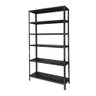 Estante Armário de Aço 6 Bandejas Preto Suporta 180kg Lr - 3