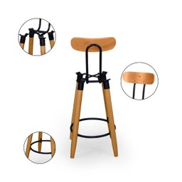Estrutura Ergonomica para Banquetas com Encosto Pés Palitos R - 3