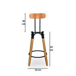 Estrutura Ergonomica para Banquetas com Encosto Pés Palitos R - 2