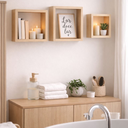 Ver imagem 1 de Nicho para Sala Quarto Livro Prateleira Cubo Estante Bebe - Amarelo