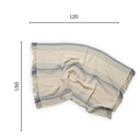 Ver imagem 2 de Manta Decorativa São João  100% Algodão - 1,20 x 1,50  - 1521 | 991904 - Blue Moon