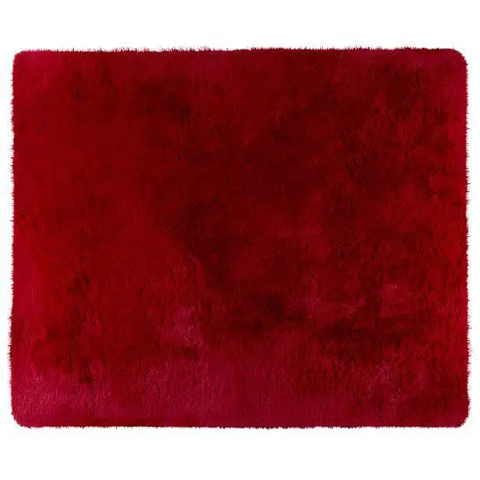 Tapete Antiderrapante Poliéster Corttex Moscou 200 x 240 cm:Vermelho