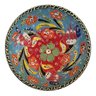 Bowl Turco Pintado De Cerâmica Azul Bebê Estampado 12Cm - 1