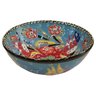 Bowl Turco Pintado De Cerâmica Azul Bebê Estampado 12Cm - 2