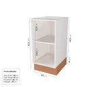 Ver imagem 3 de Balcão 1 Porta 40cm sem Tampo Arizona CabeCasa MadeiraOriginals