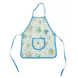 Avental Infantil de Napa - Varias Estampas - AZUL-CINZA - Criança - 35cm x 45cm - Panami - 1