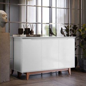 Buffet 3 Portas Flow: Branco