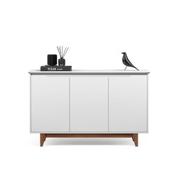 Buffet 3 Portas Flow: Branco - 6