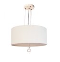 Ver imagem 1 de Lustre Pendente Com Cristal Cúpula Branco 30x15 2E27