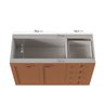 Balcão para Pia 120cm sem Tampo Arizona CabeCasa MadeiraOriginals - 11