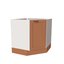Branco/Terracota
