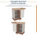 Ver imagem 7 de Balcão de Canto Reto com Tampo Arizona CabeCasa MadeiraOriginals