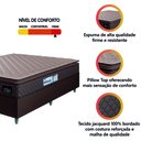 Ver imagem 5 de Cama Box Casal Queen Colchão Espuma D33 Pillow Top Millenium Hellen