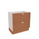 Ver imagem 2 de Balcão 2 Gavetões 80cm sem Tampo Arizona CabeCasa MadeiraOriginals