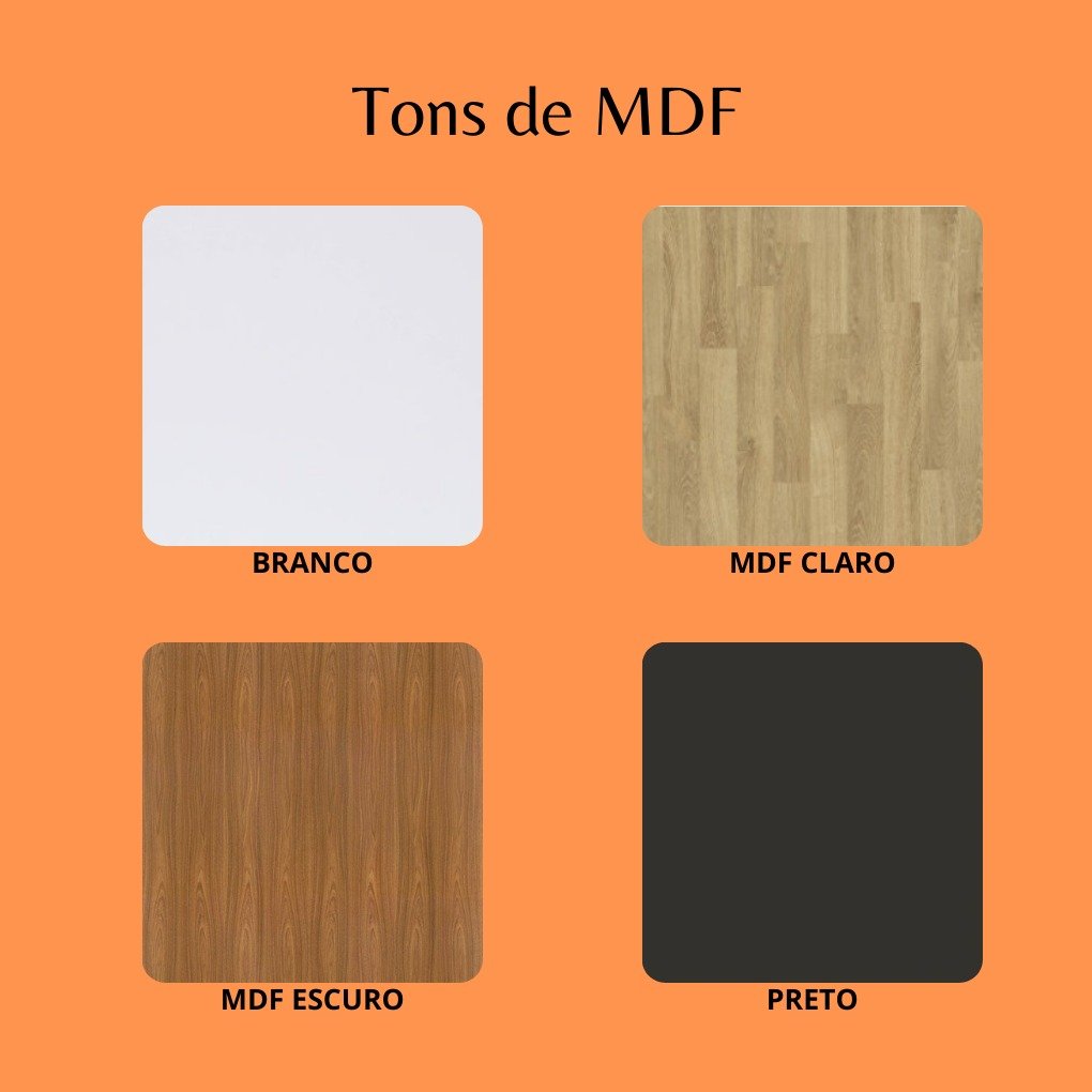 Estante Aço/ferro/mdf Estilo Industrial Mobbili Es-02 - 3