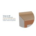 Ver imagem 5 de Balcão para Forno de Embutir Planejado 80cm com Tampo Arizona CabeCasa MadeiraOriginals Laranja/Branco/Terracota