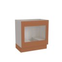 Ver imagem 1 de Balcão para Forno de Embutir Planejado 80cm sem Tampo Arizona CabeCasa MadeiraOriginals Laranja/Bra