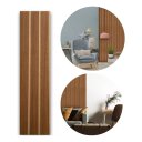 Ver imagem 5 de Kit Ripadinho Mdf 11x50cm Imbuia - 40 Unidades com Fita Dupla Face