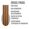 Kit Ripadinho Mdf 11x50cm Imbuia - 40 Unidades com Fita Dupla Face - 6