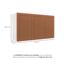 Ver imagem 4 de Aéreo 3 Portas 120cm Arizona CabeCasa MadeiraOriginals