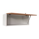 Ver imagem 3 de Armário Aéreo Planejado Porta Basculante 80cm Arizona CabeCasa MadeiraOriginals Laranja/Branco/Terracota