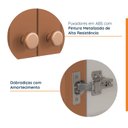 Ver imagem 4 de Aéreo de Canto Reto Planejado Arizona CabeCasa MadeiraOriginals Laranja/Branco/Terracota