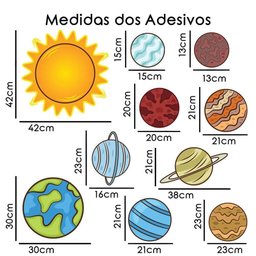 Adesivo de Parede Decorativo Astronauta Estrelas Planetas G - 3