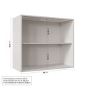 Ver imagem 3 de Aéreo Planejado 2 Portas 80cm com Portas de Vidro Arizona CabeCasa MadeiraOriginals