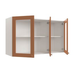 Aéreo 3 Portas 120cm com Portas de Vidro Arizona CabeCasa MadeiraMadeira - 5