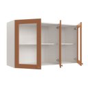 Ver imagem 6 de Aéreo Planejado 3 Portas 120cm com Portas de Vidro Arizona CabeCasa MadeiraOriginals