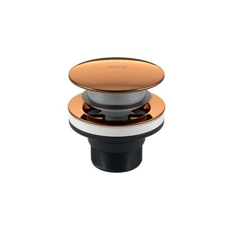 Válvula de Escoamento Click para Lavatório 1601 Luxo Red Gold Deca