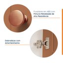 Ver imagem 5 de Armário Aéreo 2 Portas 135cm com Portas de Vidro Arizona CabeCasa MadeiraOriginals