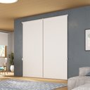 Ver imagem 2 de Persiana Rolô Blackout Bella Kit Larg 2,20x1,80 Alt:Branco