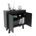Ver imagem 5 de Balcão para Escritório 90cm com 2 Portas e 1 Prateleira ME4187 Preto