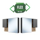 Ver imagem 7 de Armário Espelheira para Banheiro com 2 Portas e Nichos