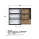 Ver mais imagens de Armário Espelheira para Banheiro com 2 Portas e Nichos