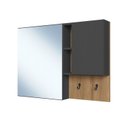 Ver imagem 3 de Armário Espelheira para Banheiro com 2 Portas e Nichos