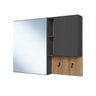 Armário Espelheira para Banheiro com 2 Portas e Nichos - 3