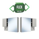 Ver imagem 7 de Armário Espelheira para Banheiro com 2 Portas e Nichos Off White/Arenas
