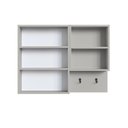 Ver imagem 6 de Armário Espelheira para Banheiro com 2 Portas e Nichos Off White/Arenas