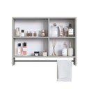 Ver imagem 2 de Armário Espelheira para Banheiro com 1 Porta 1 Toalheiro e Nichos