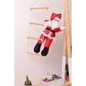 Boneco Papai Noel Em Pelúcia Escalador Guirlanda 90cm Natal - 11