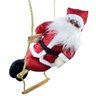 Boneco Papai Noel Em Pelúcia Escalador Guirlanda 90cm Natal - 4