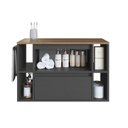 Ver imagem 5 de Gabinete de Banheiro Suspenso 80cm com 4 Nichos 1 Toalheiro 1 Porta 1 Gaveta Bh8010