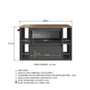 Ver imagem 7 de Gabinete de Banheiro Suspenso 80cm com 4 Nichos 1 Toalheiro 1 Porta 1 Gaveta Bh8010