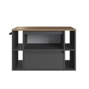 Ver imagem 6 de Gabinete de Banheiro Suspenso 80cm com 4 Nichos 1 Toalheiro 1 Porta 1 Gaveta Bh8010