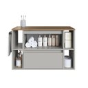 Ver imagem 5 de Gabinete de Banheiro Suspenso 80cm com 4 Nichos 1 Toalheiro 1 Porta 1 Gaveta Bh8010