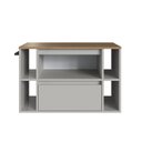 Ver imagem 6 de Gabinete de Banheiro Suspenso 80cm com 4 Nichos 1 Toalheiro 1 Porta 1 Gaveta Bh8010