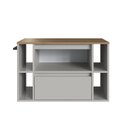 Ver imagem 6 de Gabinete de Banheiro Suspenso 80cm com 4 Nichos 1 Toalheiro 1 Porta 1 Gaveta Bh8010