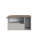Ver imagem 6 de Gabinete de Banheiro Suspenso 80cm com 1 Toalheiro 2 Portas e 1 Gaveta BH8020 Bege/Mel/Arenas